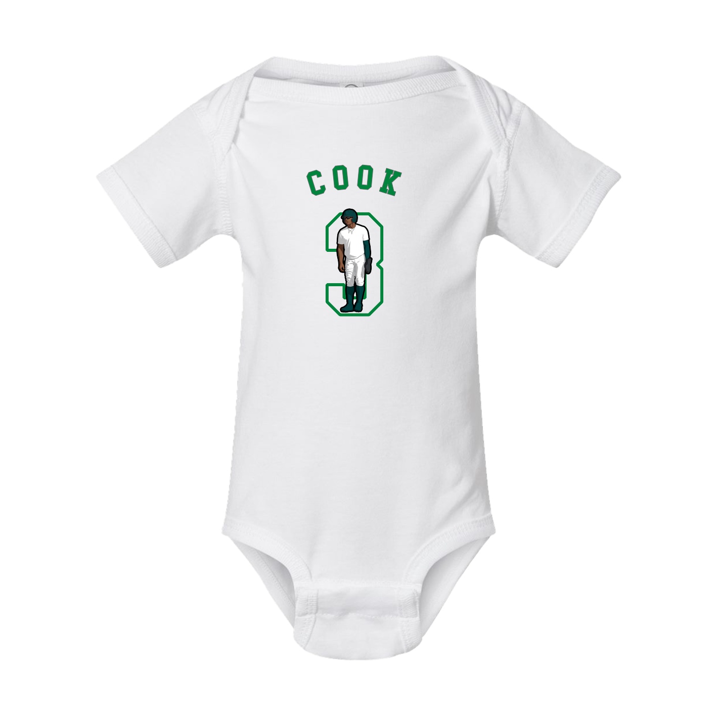 Baby Onesie — Shirsey Arch in White