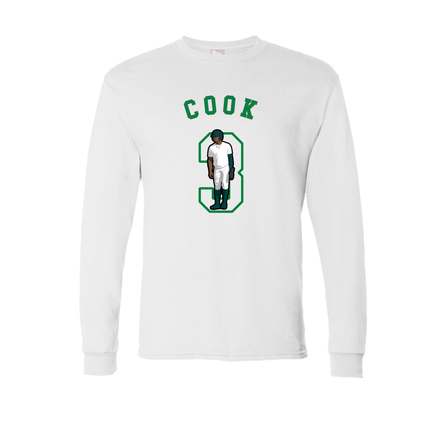 Long Sleeve Tee — Shirsey Arch in White