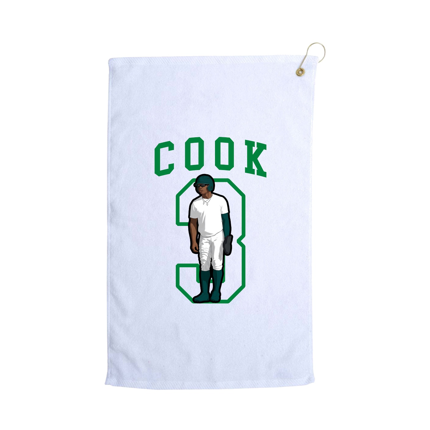 Golf Towel — Shirsey in White