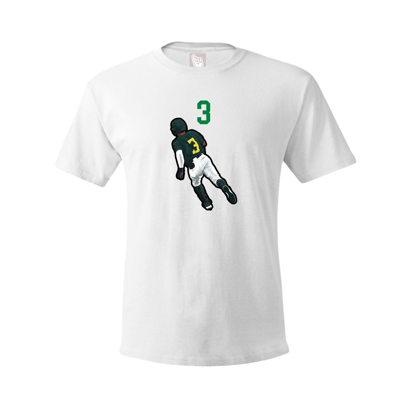 Tee — Number Top in White