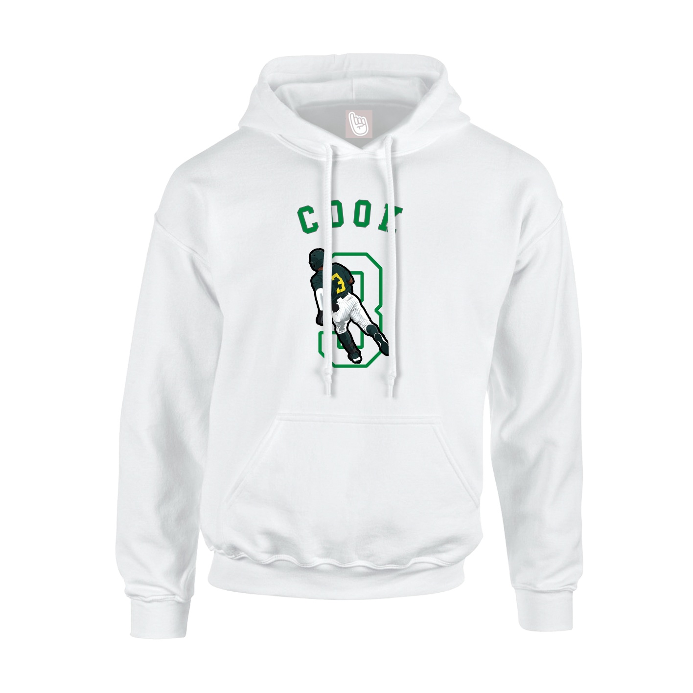 Hoodie — Shirsey Arch in White