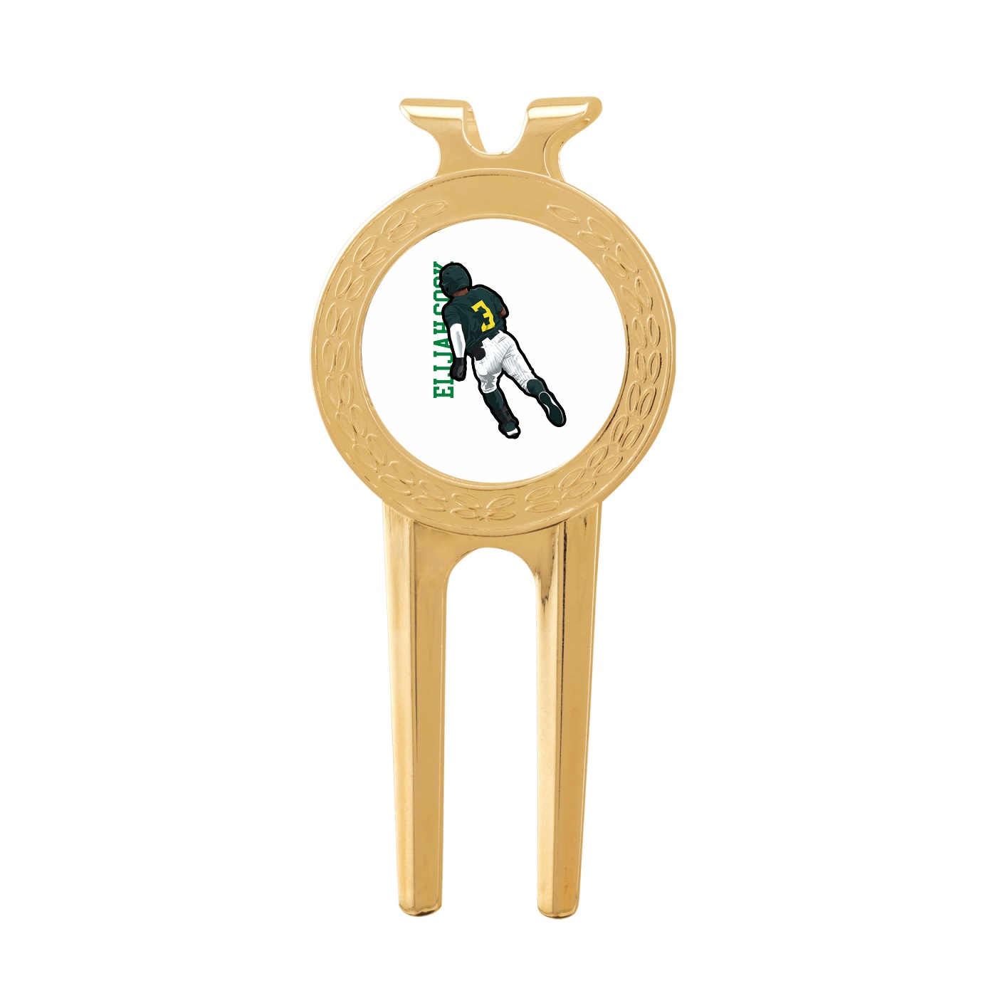 Divot Tool with Ball Marker — Name Vertical in Classic
