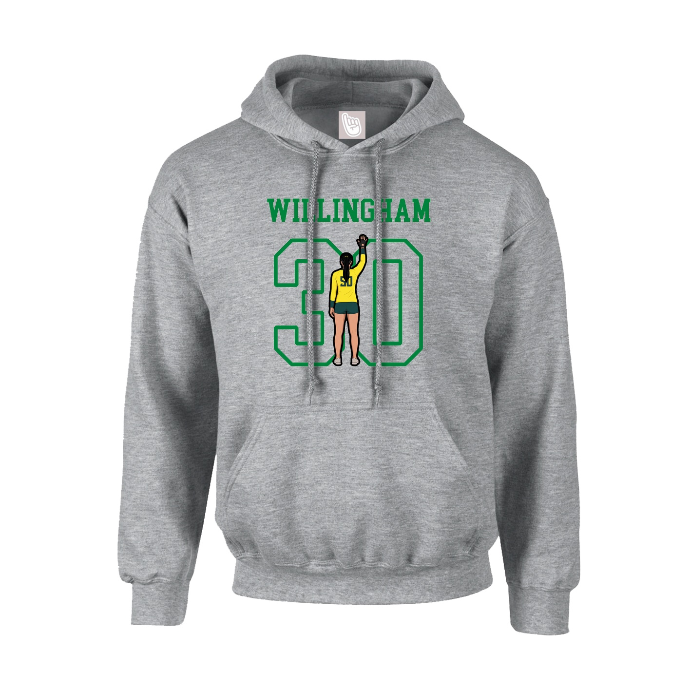Hoodie — Shirsey in Grey
