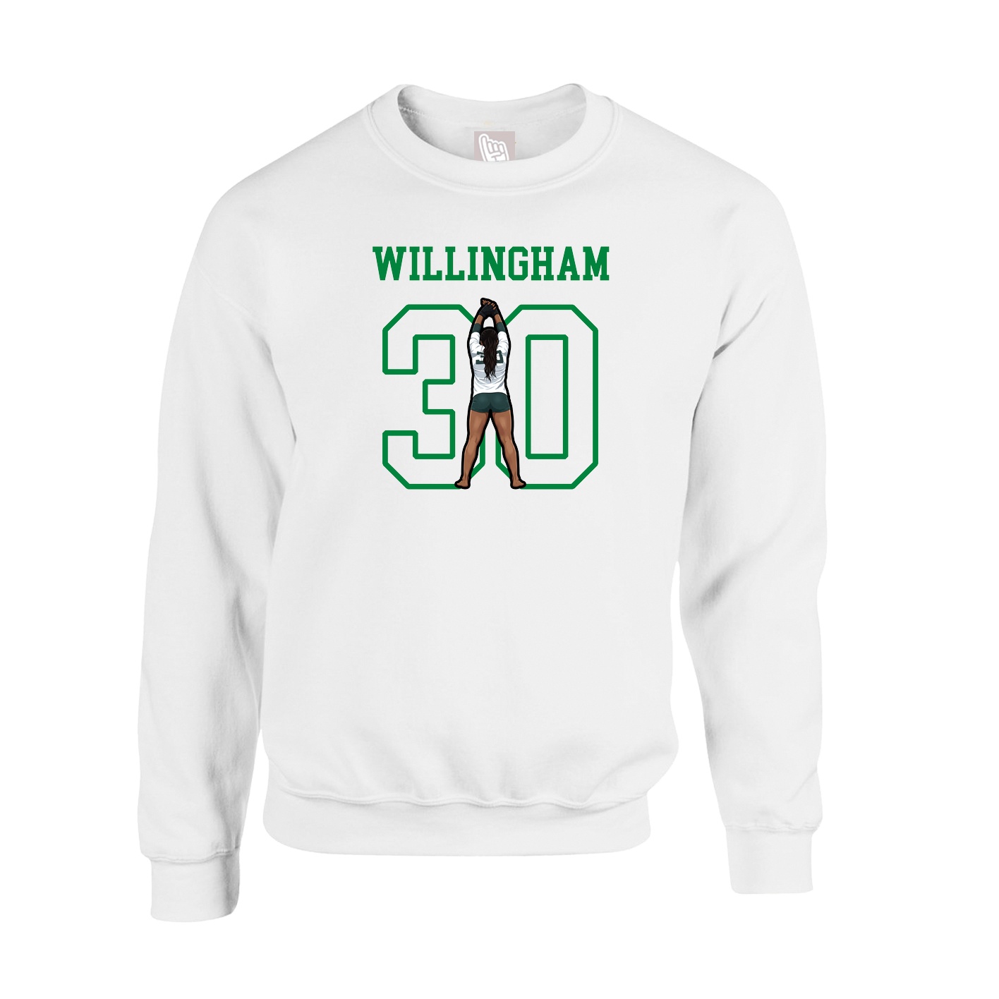 Fleece Crew — Shirsey in White