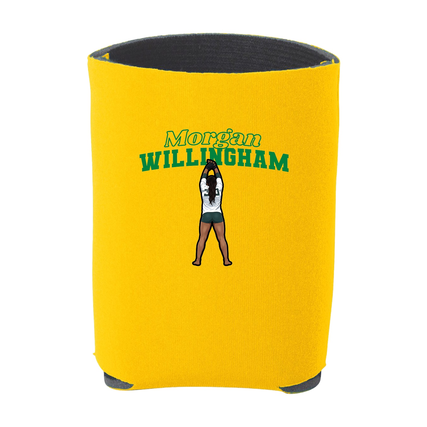 Can Holder — Name Arch in Yellow