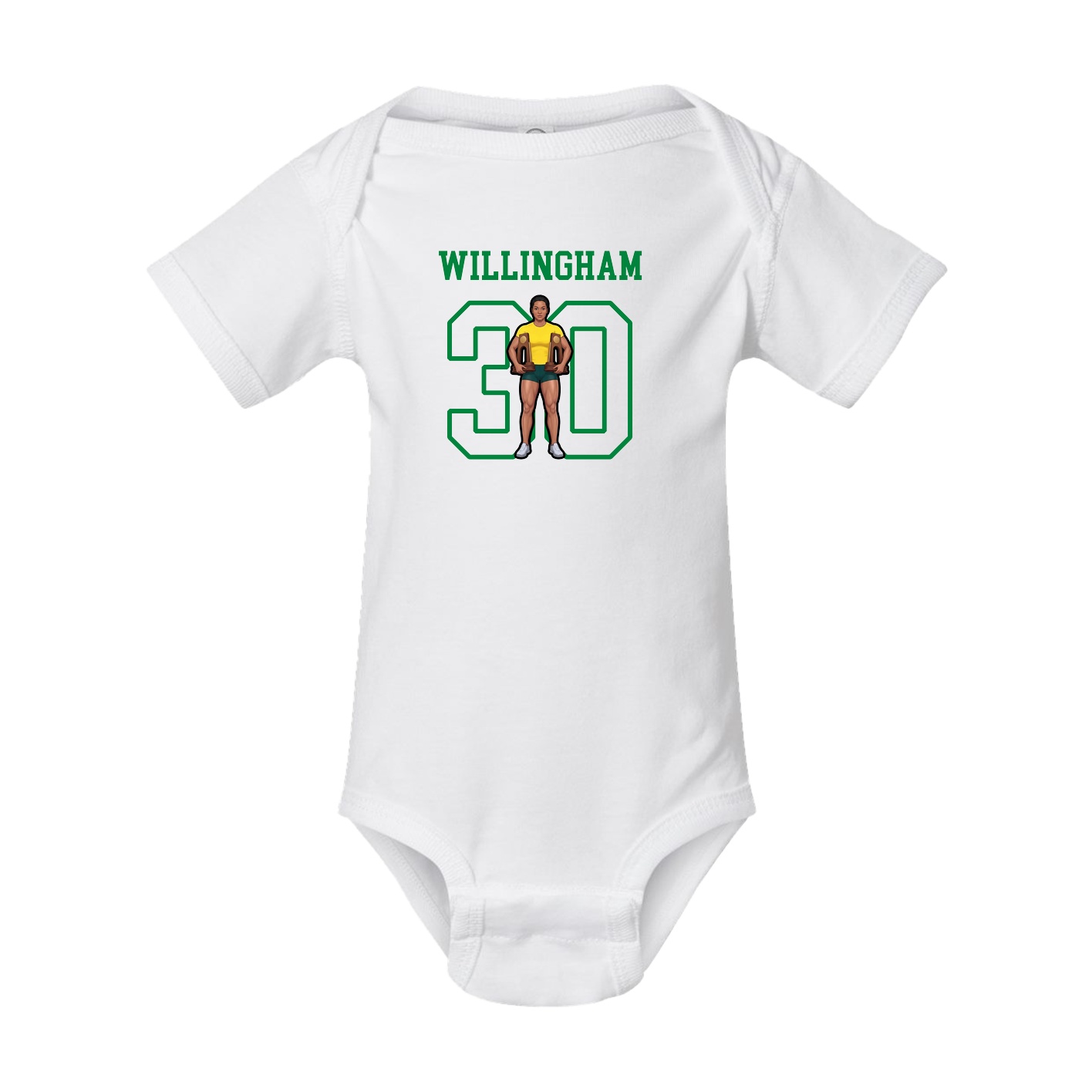 Baby Onesie — Shirsey in White