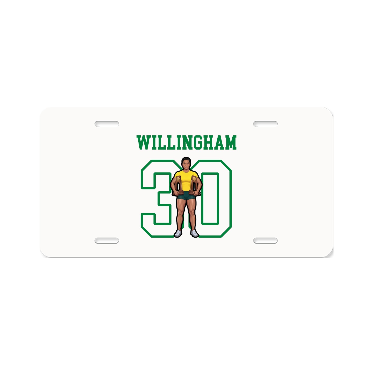 License Plate — Shirsey in Classic