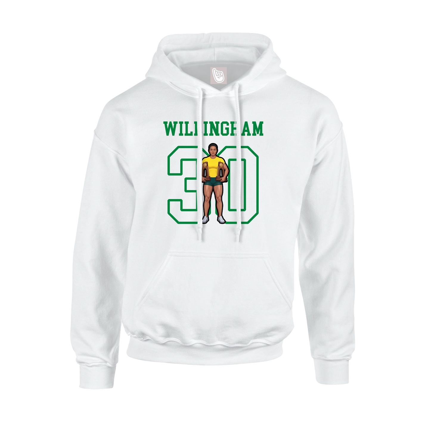 Youth Hoodie — Shirsey in White