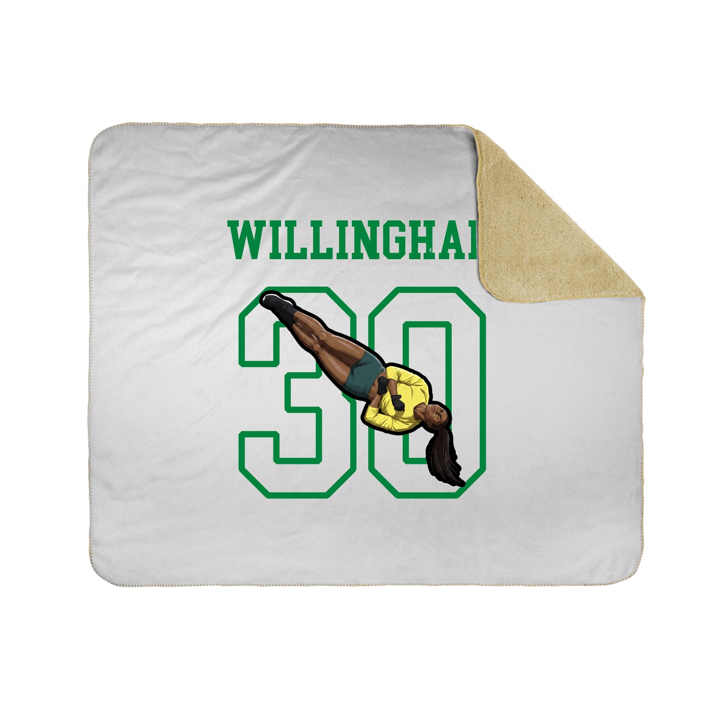 Throw Blanket — Shirsey in White