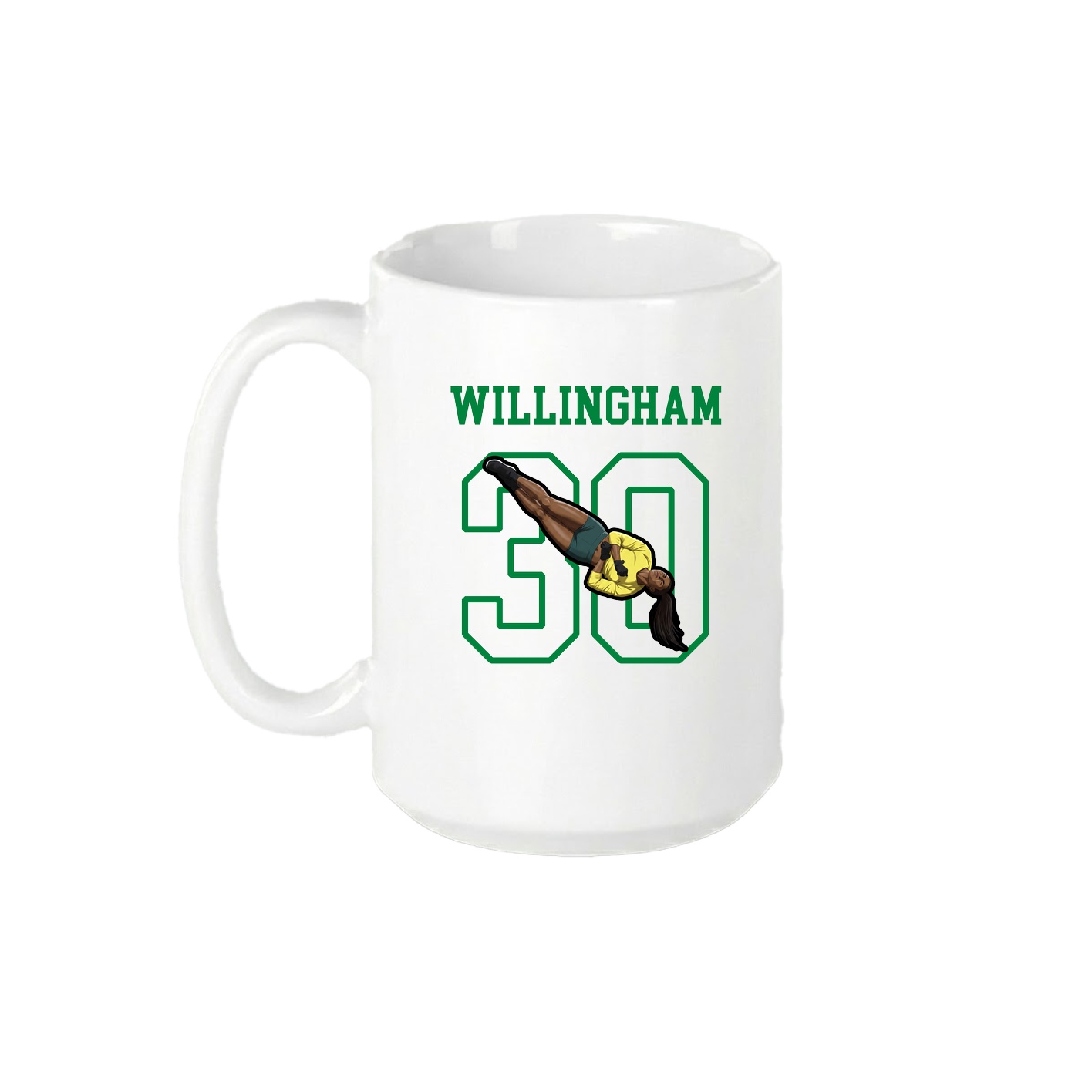 15oz Coffee Mug — Shirsey in White