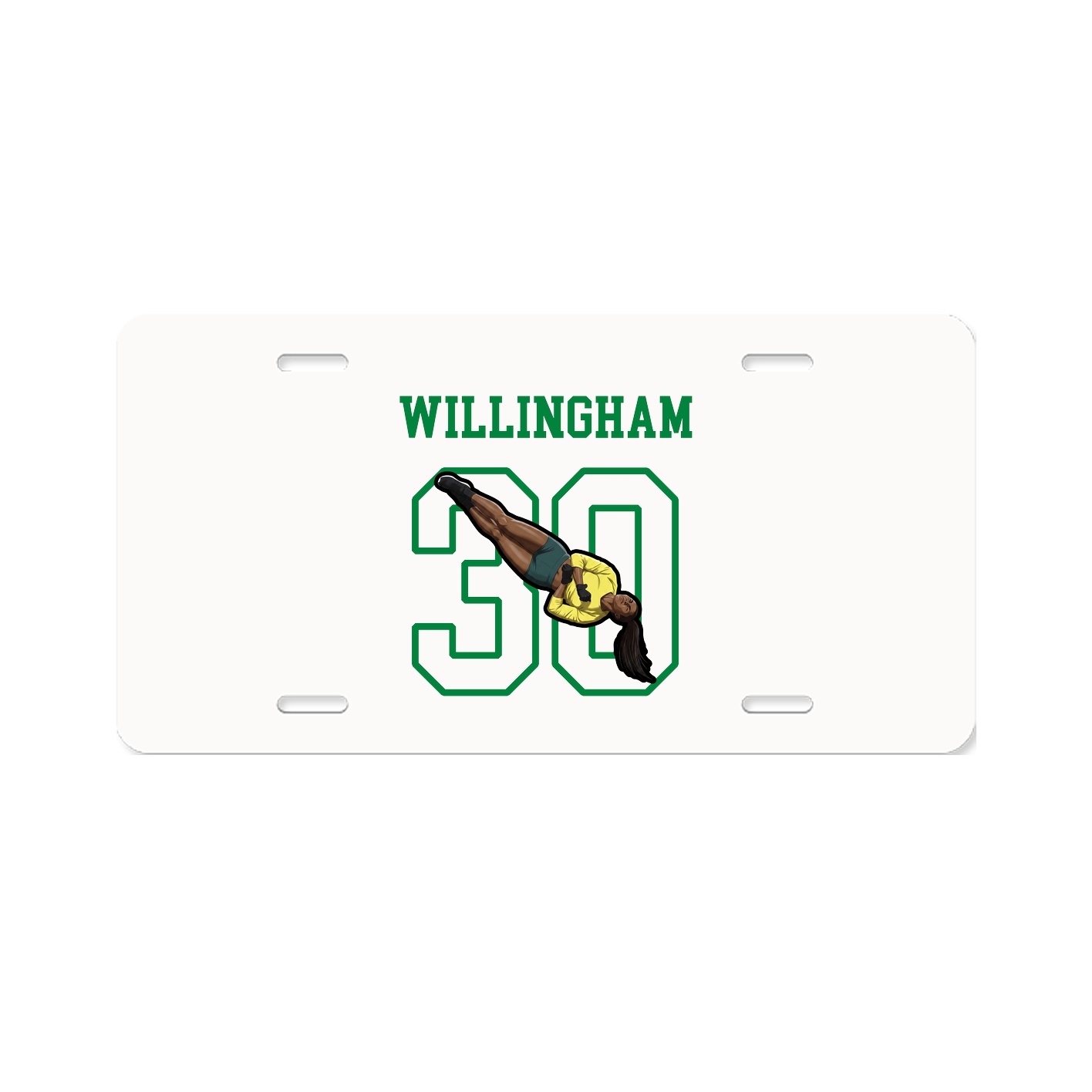 License Plate — Shirsey in Classic