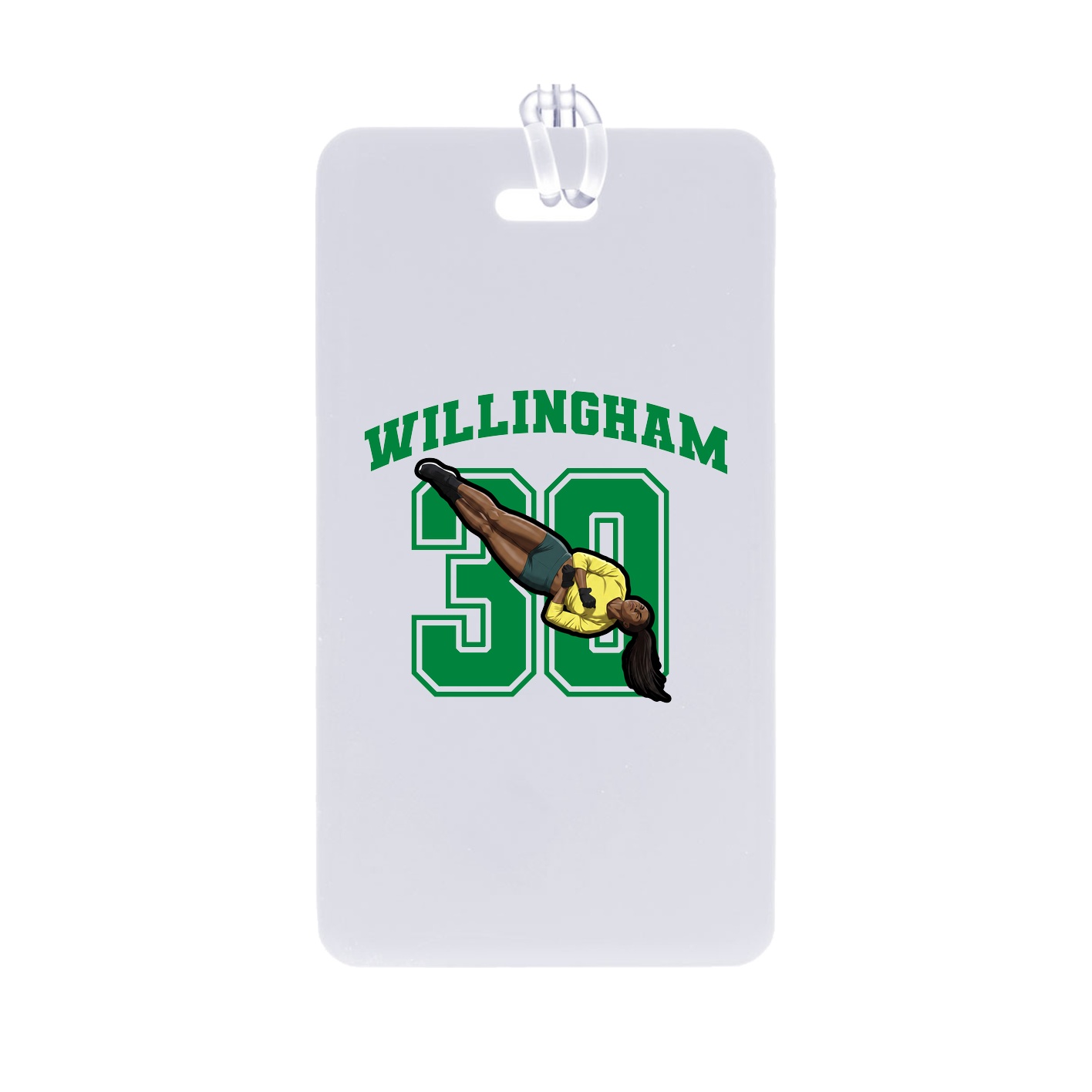 Bag Tag — Number in Classic