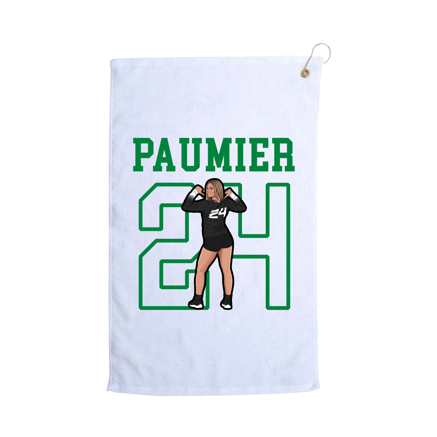 Golf Towel — Shirsey in White
