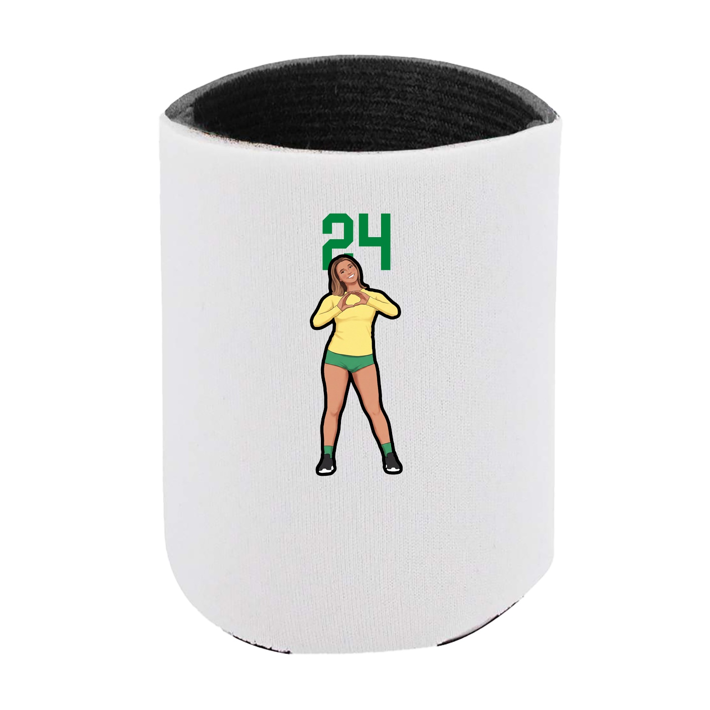 Can Holder — Number Top in White