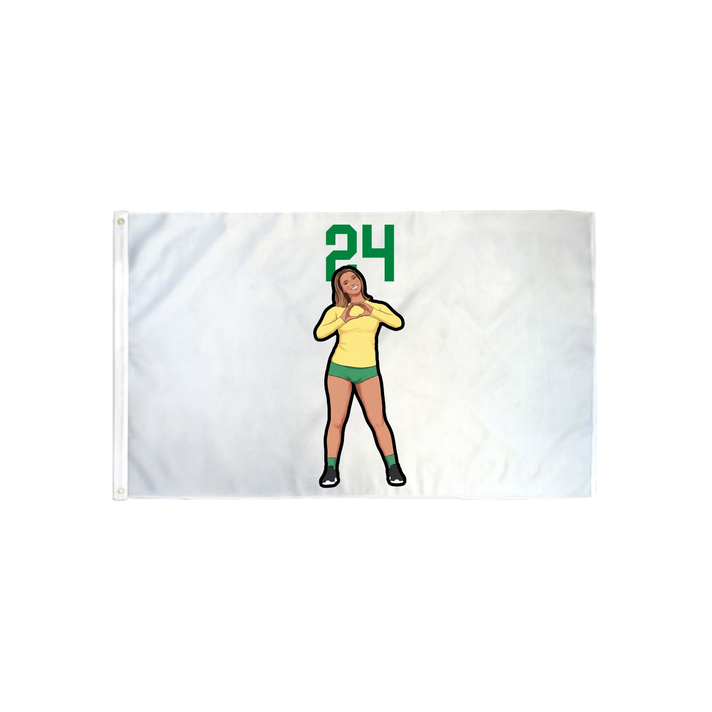 3x5 Flag — Number Top in Classic
