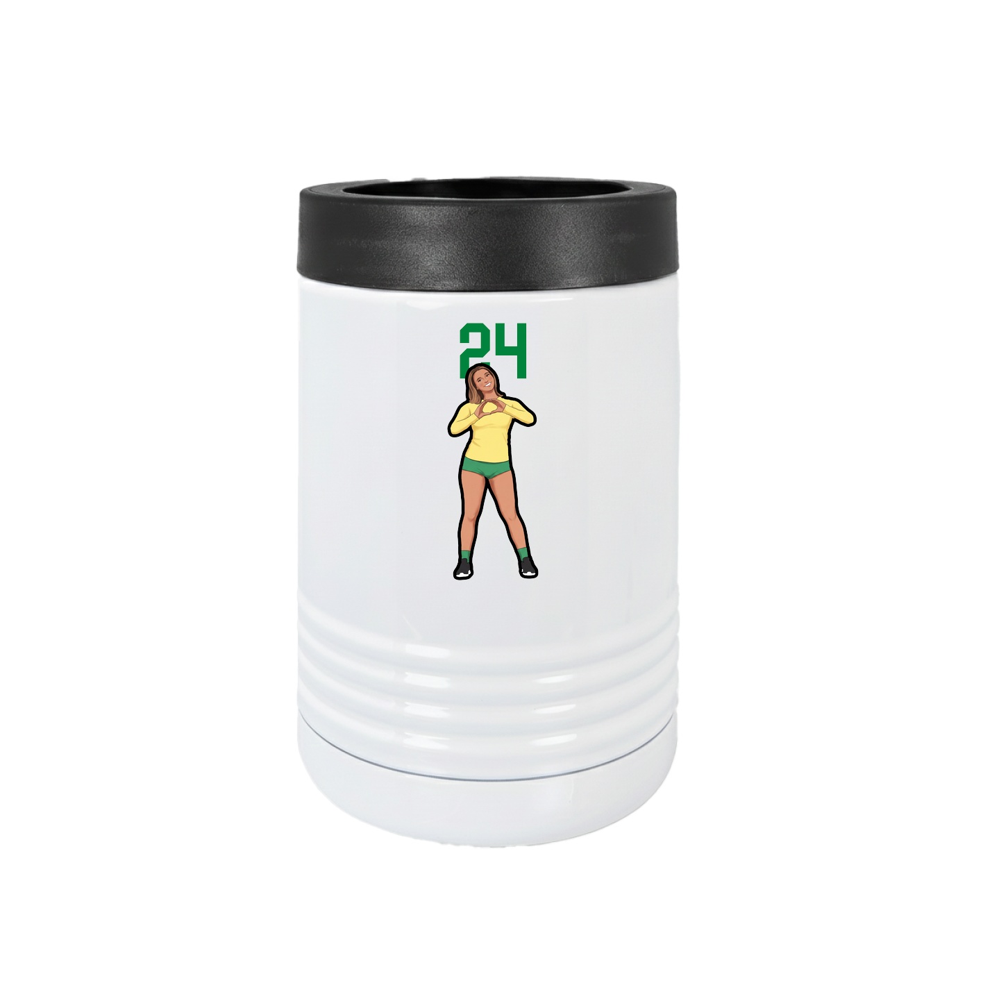 Beverage Holder — Number Top in White