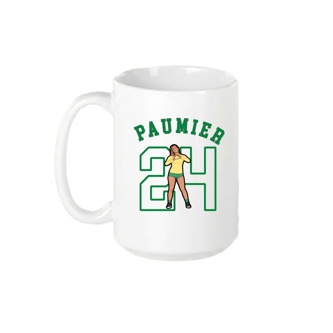 15oz Coffee Mug — Shirsey Arch in White