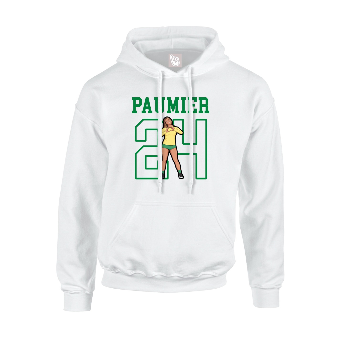 Youth Hoodie — Shirsey in White
