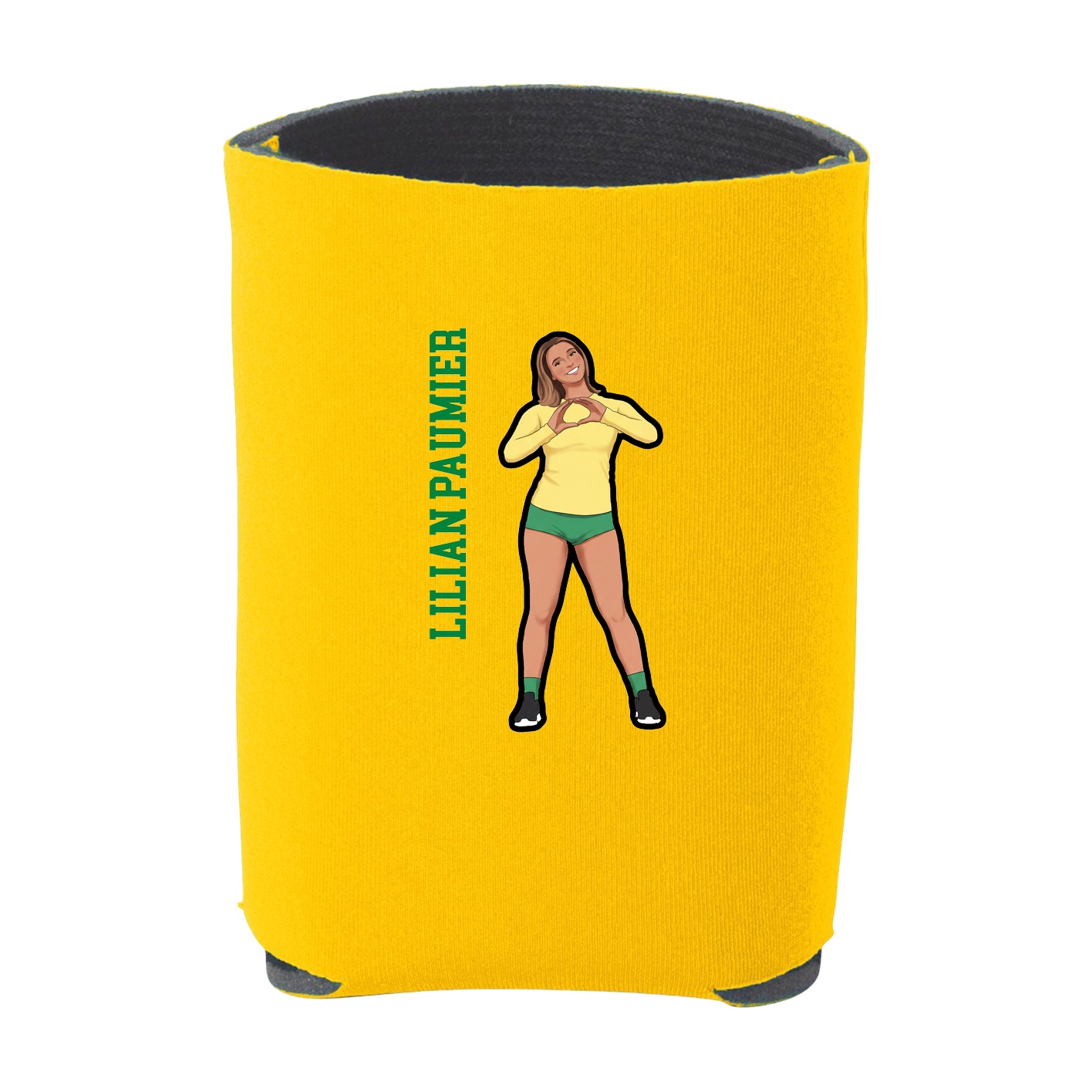 Can Holder — Name Vertical in Yellow
