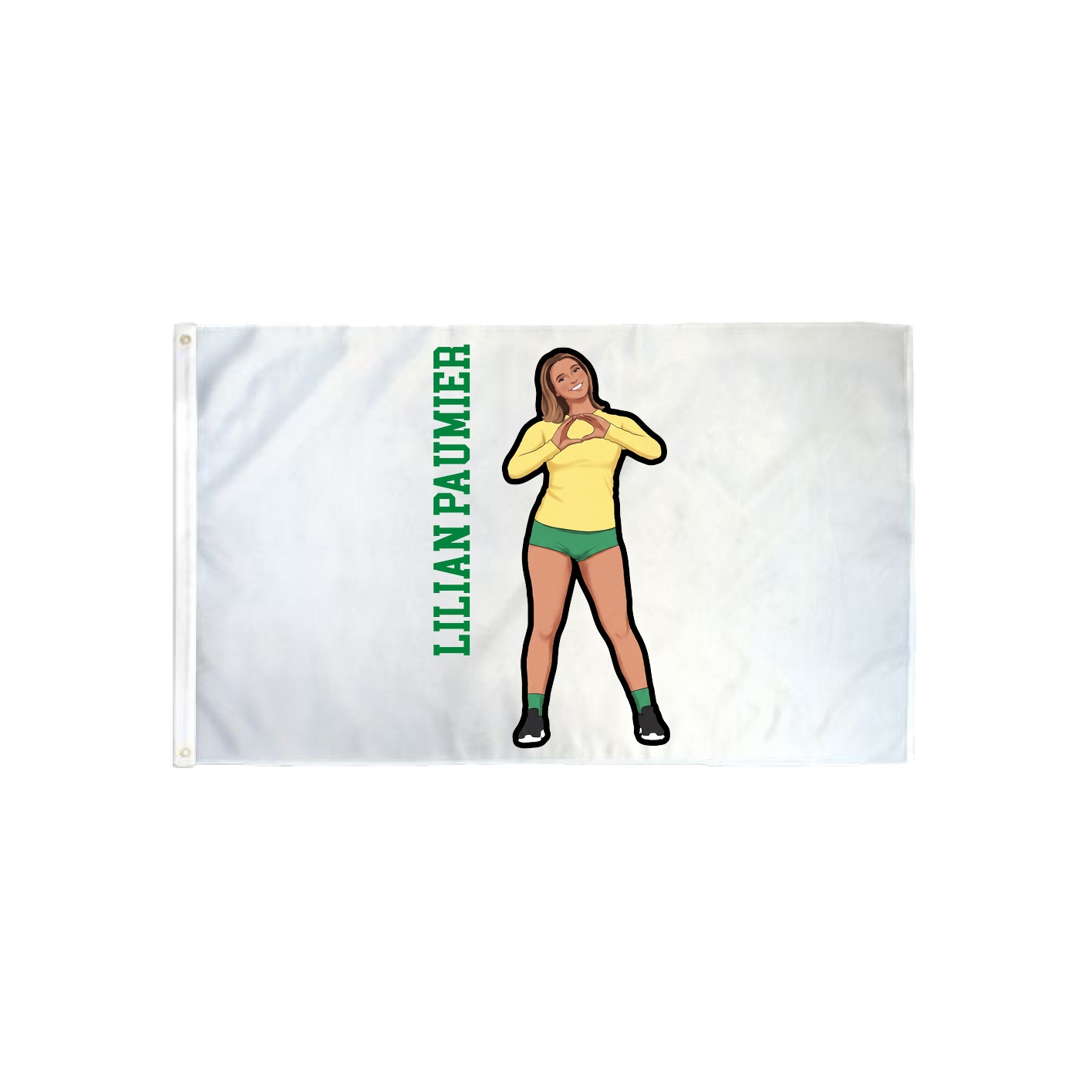 3x5 Flag — Name Vertical in Classic