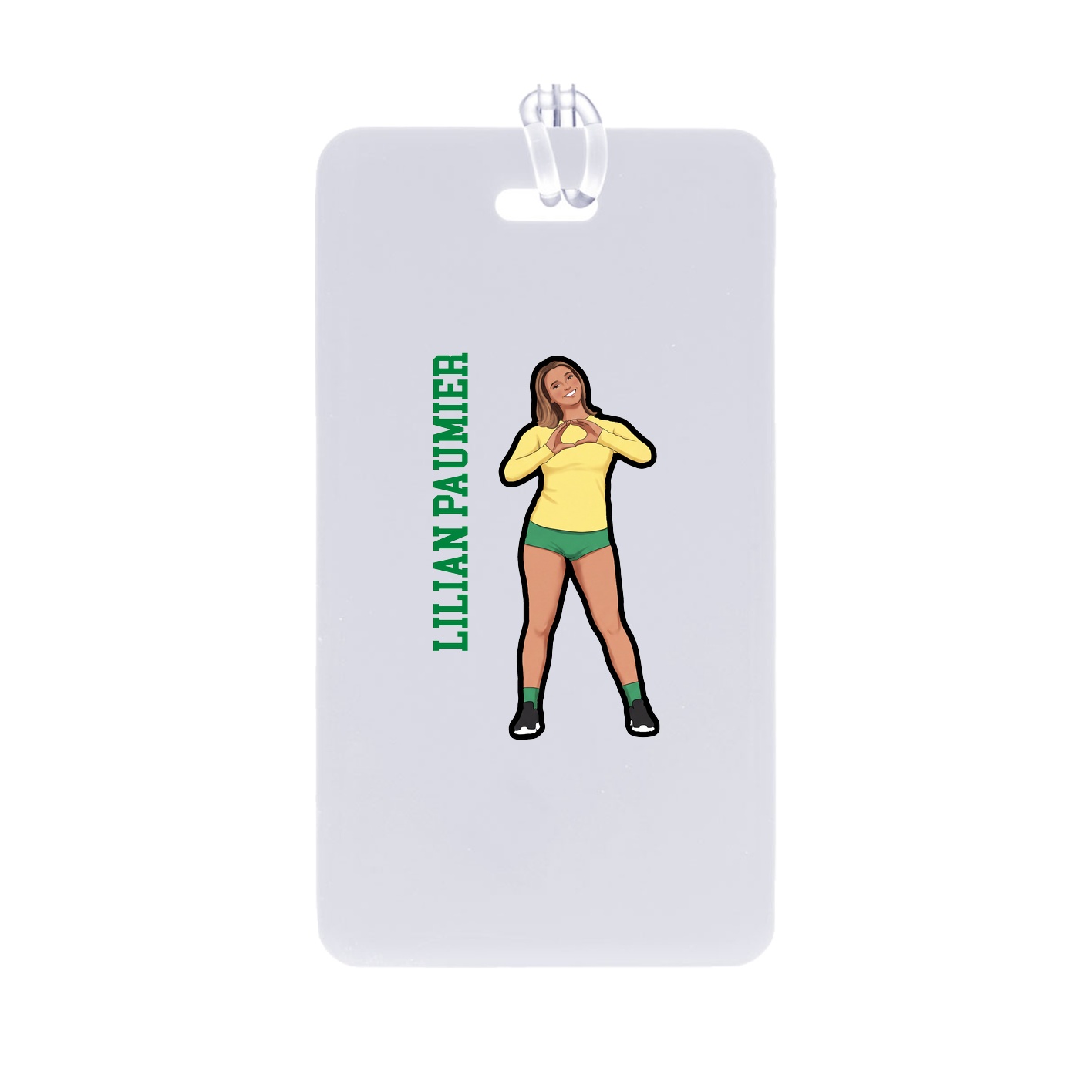 Bag Tag — Name Vertical in Classic