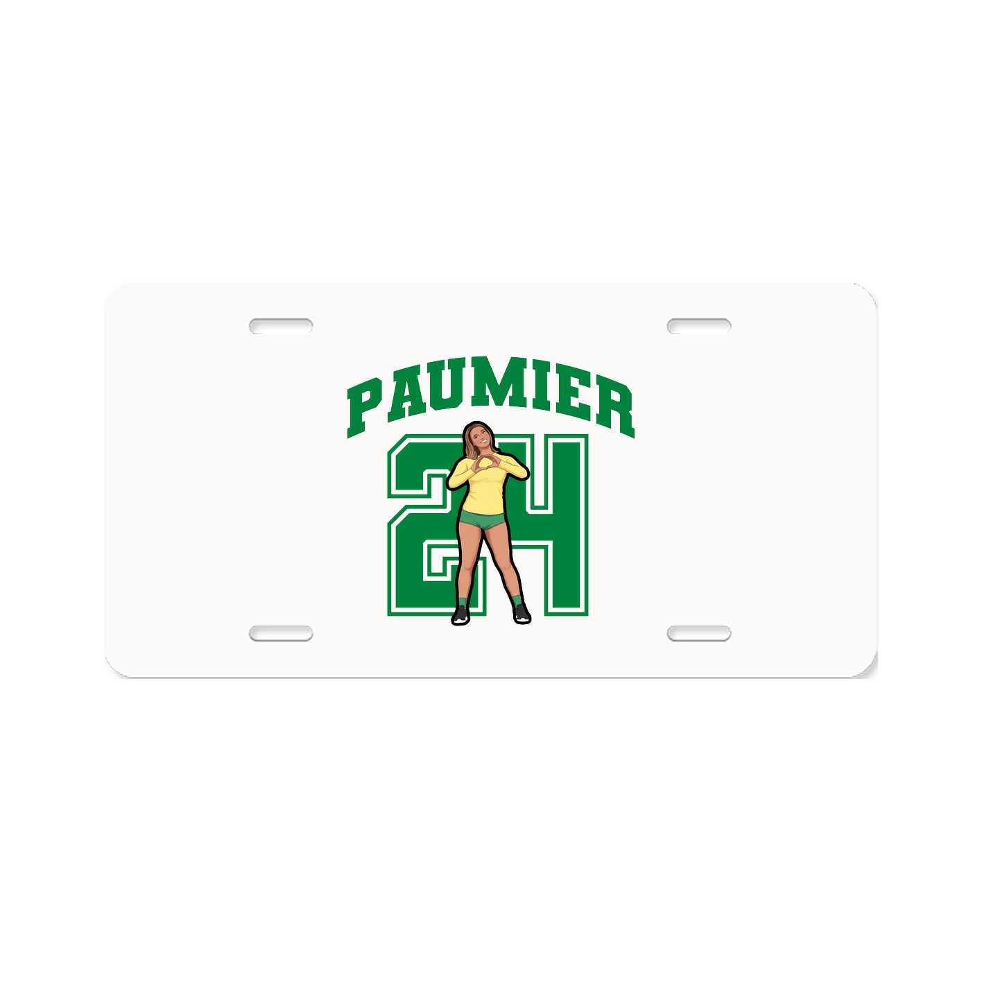 License Plate — Number in Classic