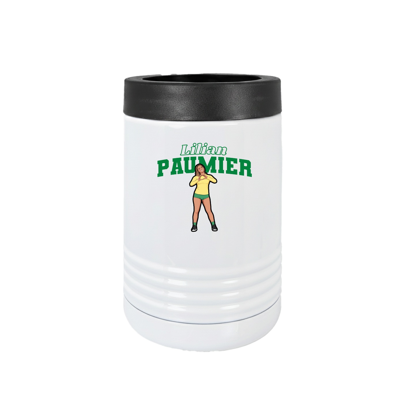 Beverage Holder — Name Arch in White