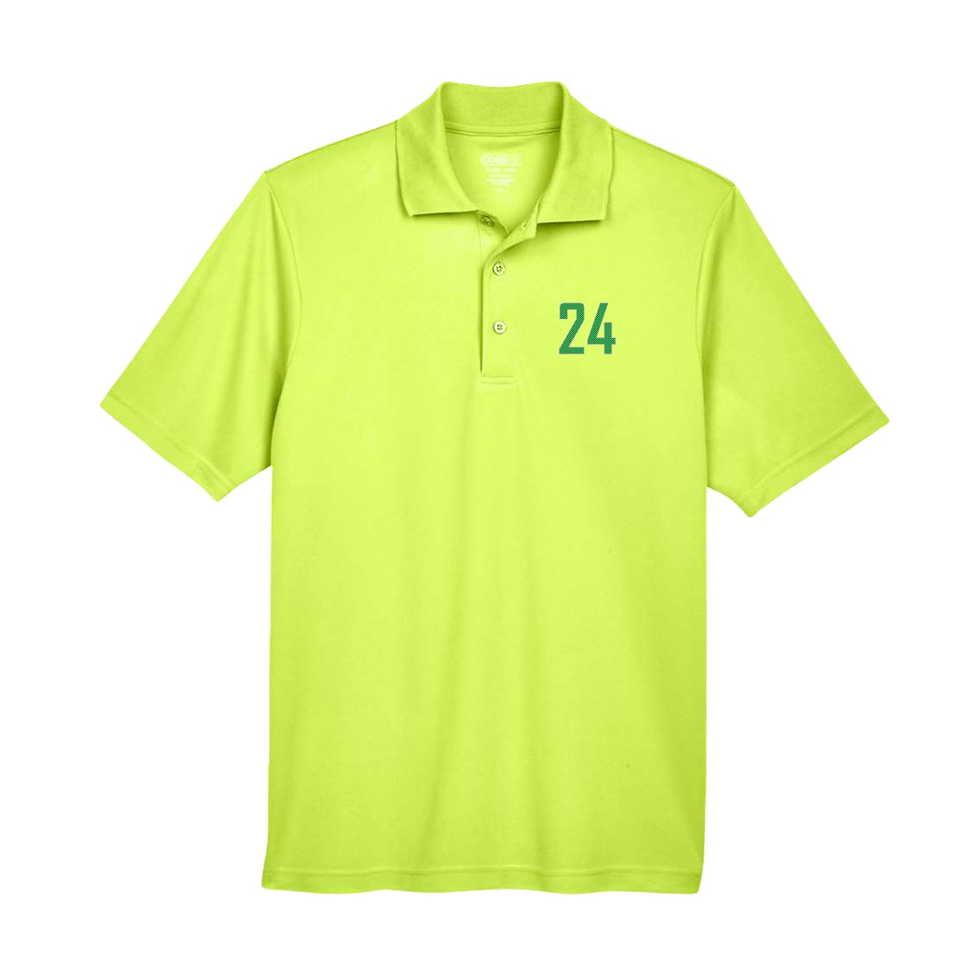 Performance Polo — Front Shirsy in Yellow