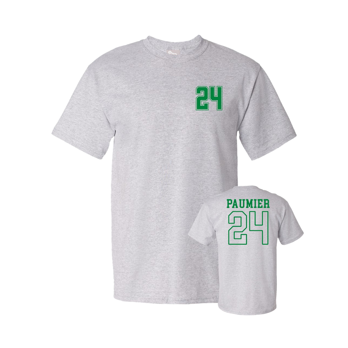 Tee — Chest Back in Grey