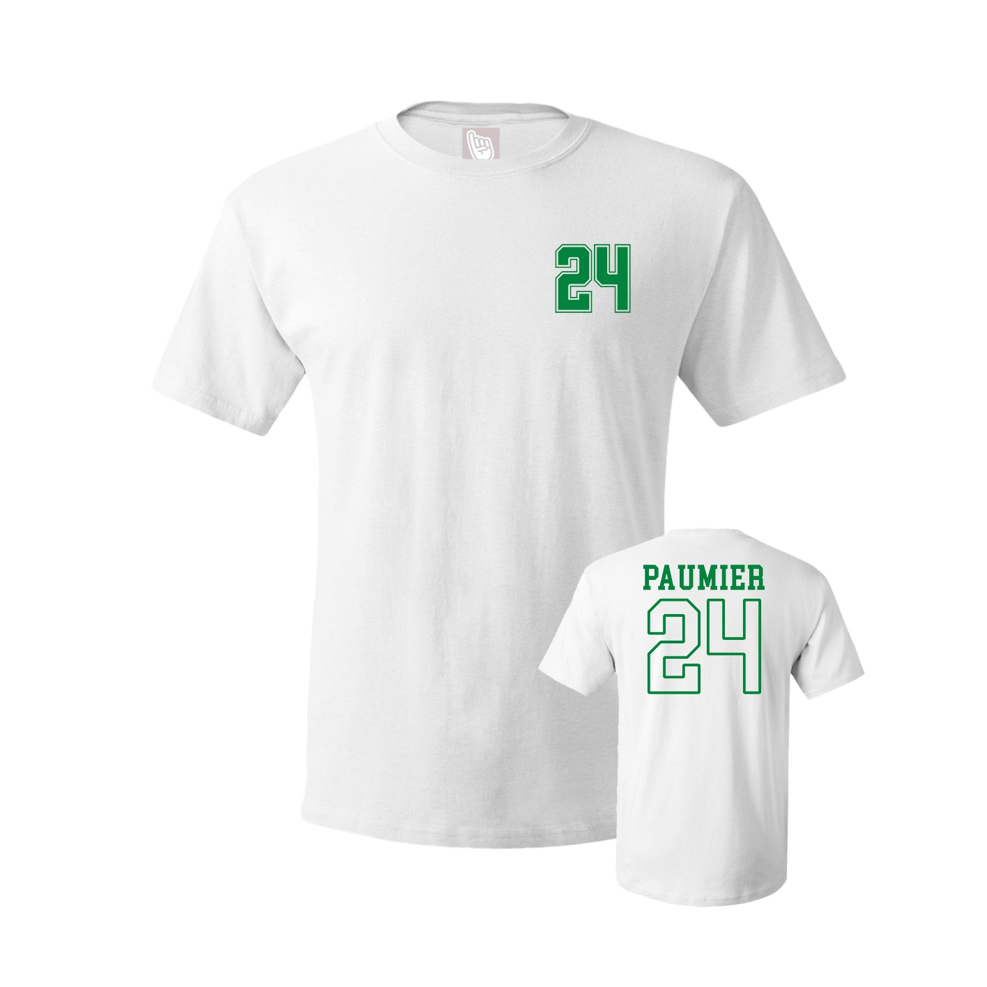 Tee — Chest Back in White