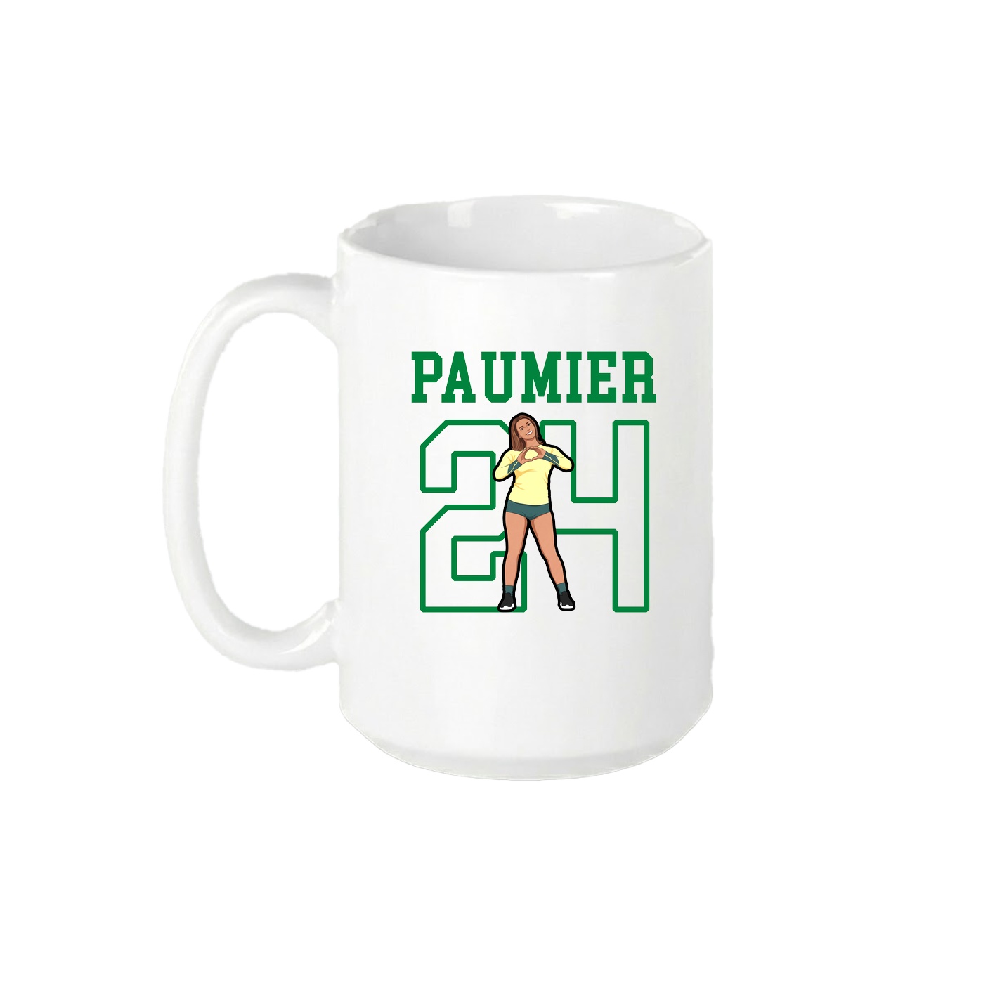 15oz Coffee Mug — Shirsey in White
