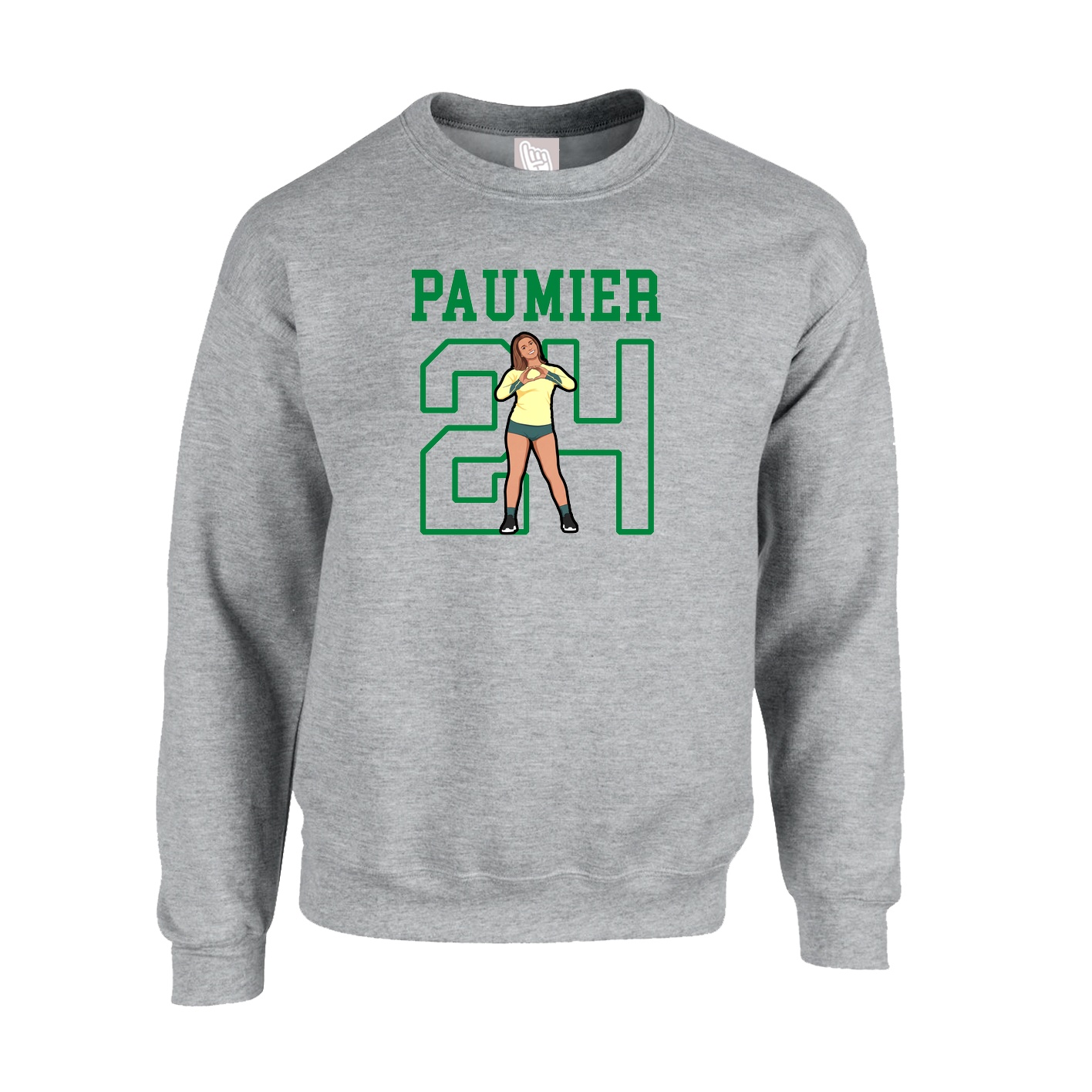Fleece Crew — Shirsey in Grey