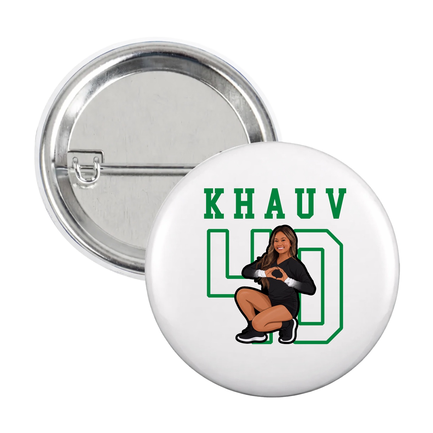 Game Day Button — Shirsey in White