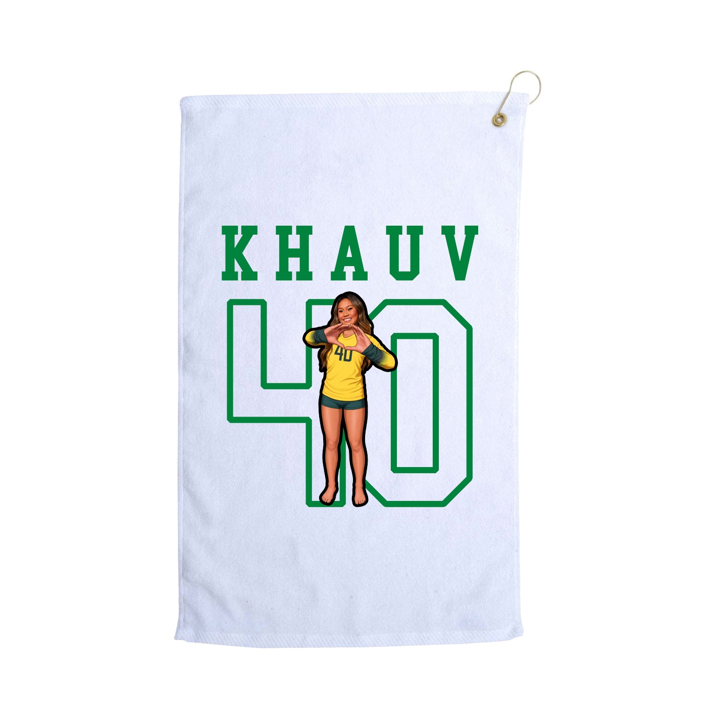 Golf Towel — Shirsey in White