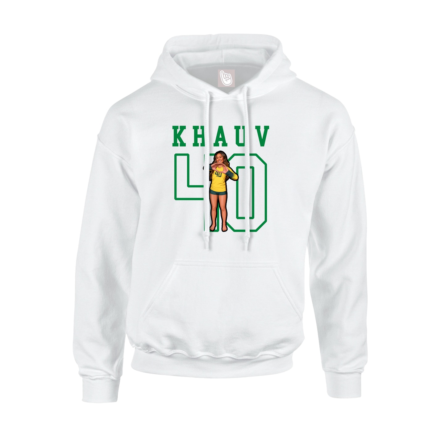 Youth Hoodie — Shirsey in White