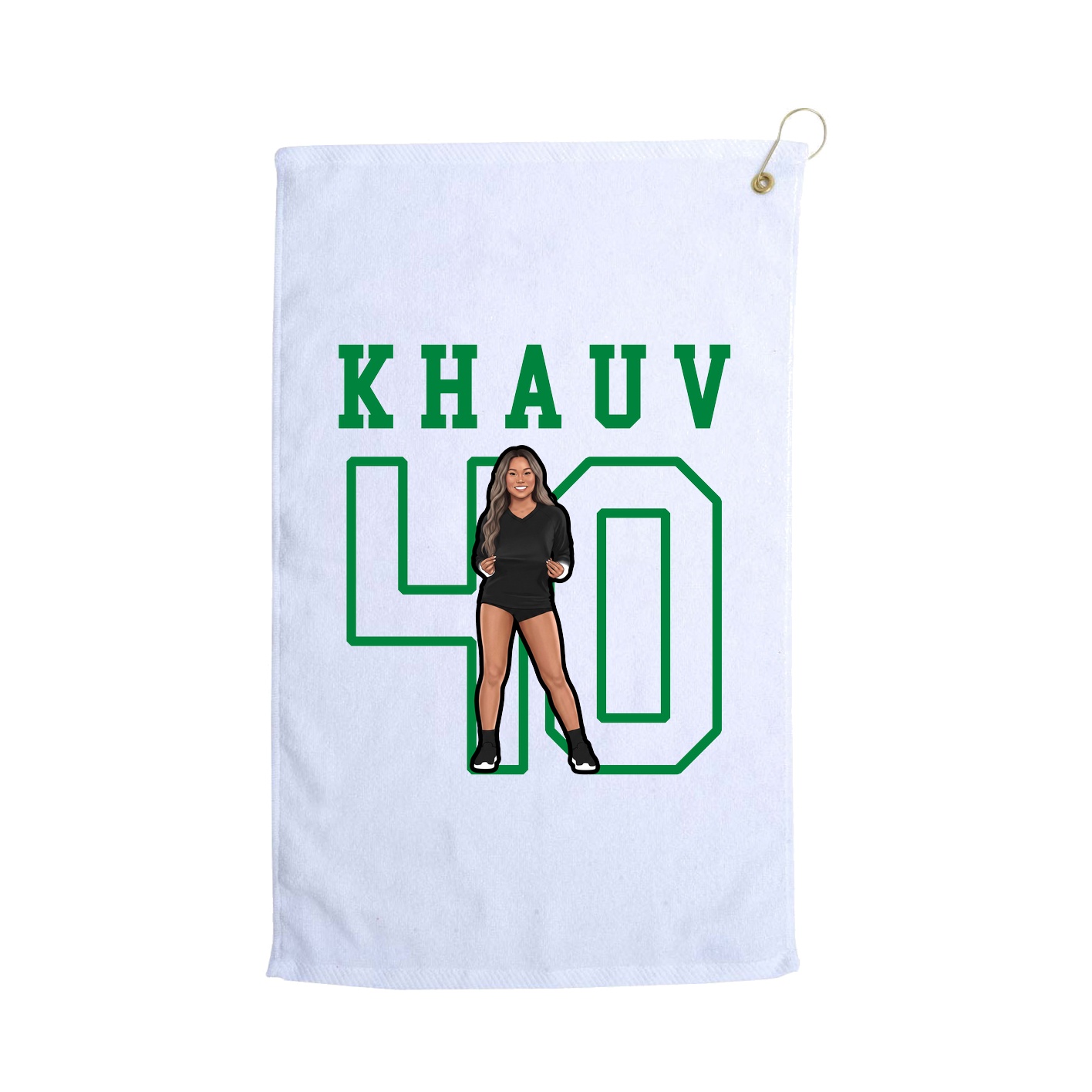 Golf Towel — Shirsey in White