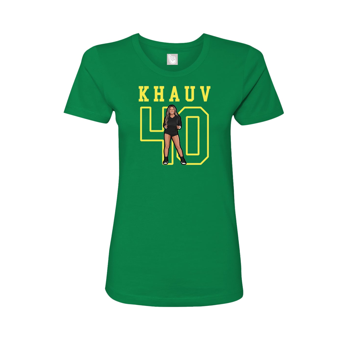 Fitted Women's Tee — Shirsey in Green