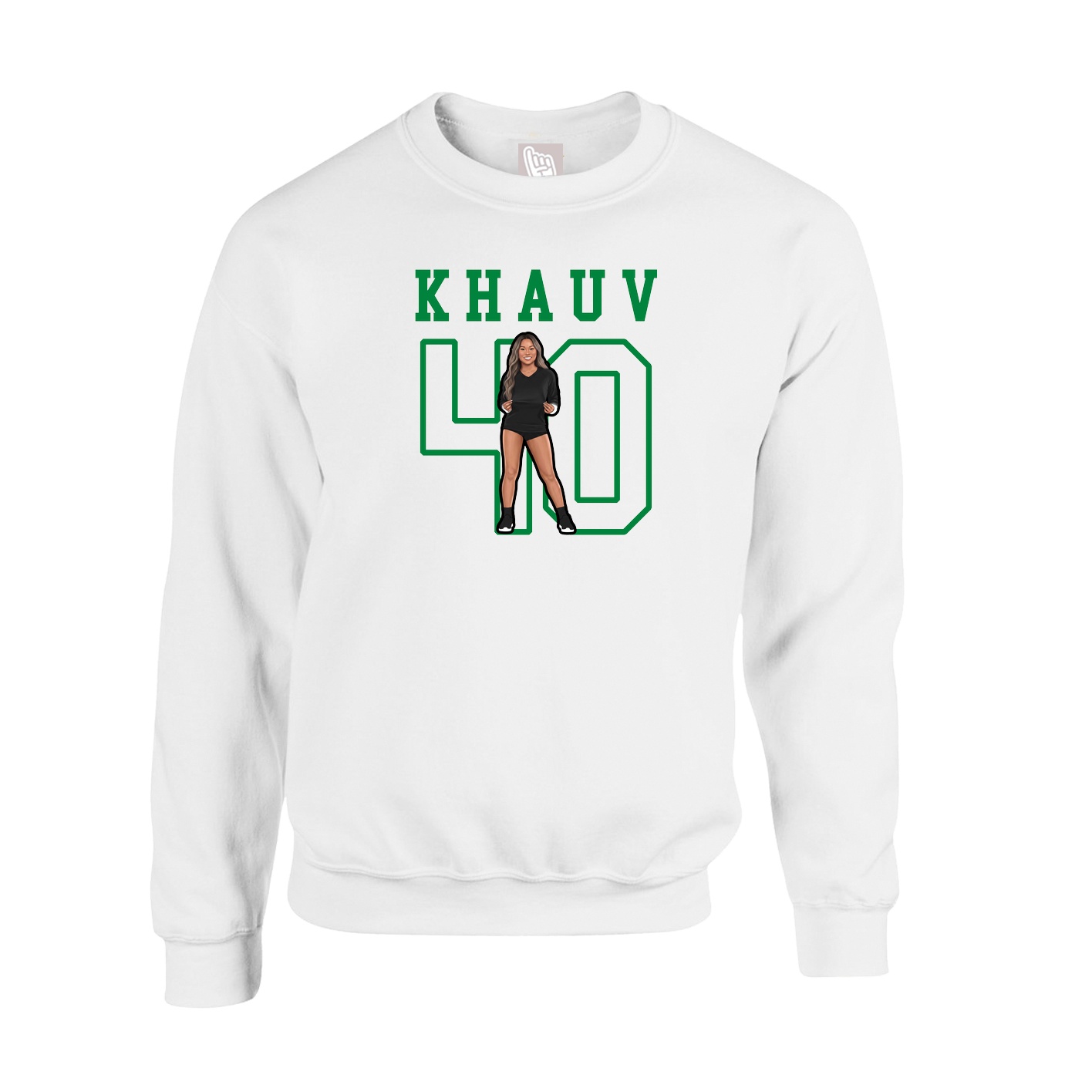 Fleece Crew — Shirsey in White