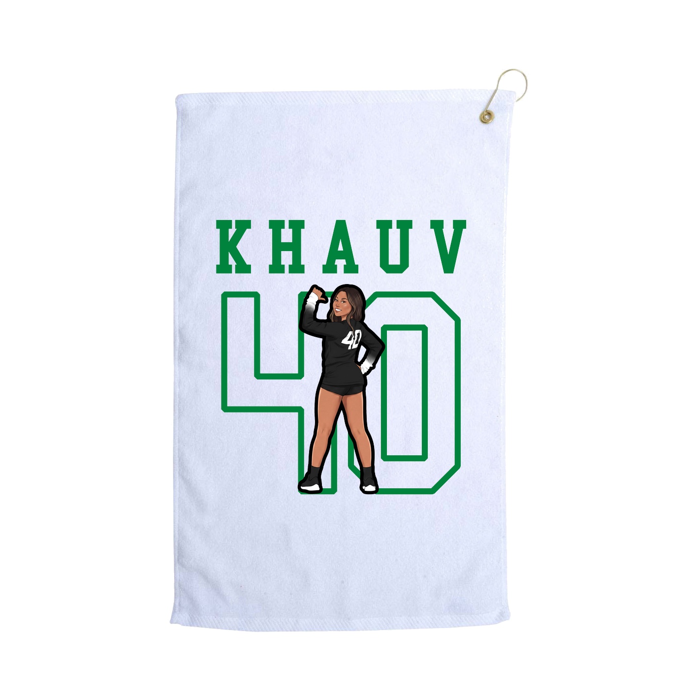 Golf Towel — Shirsey in White