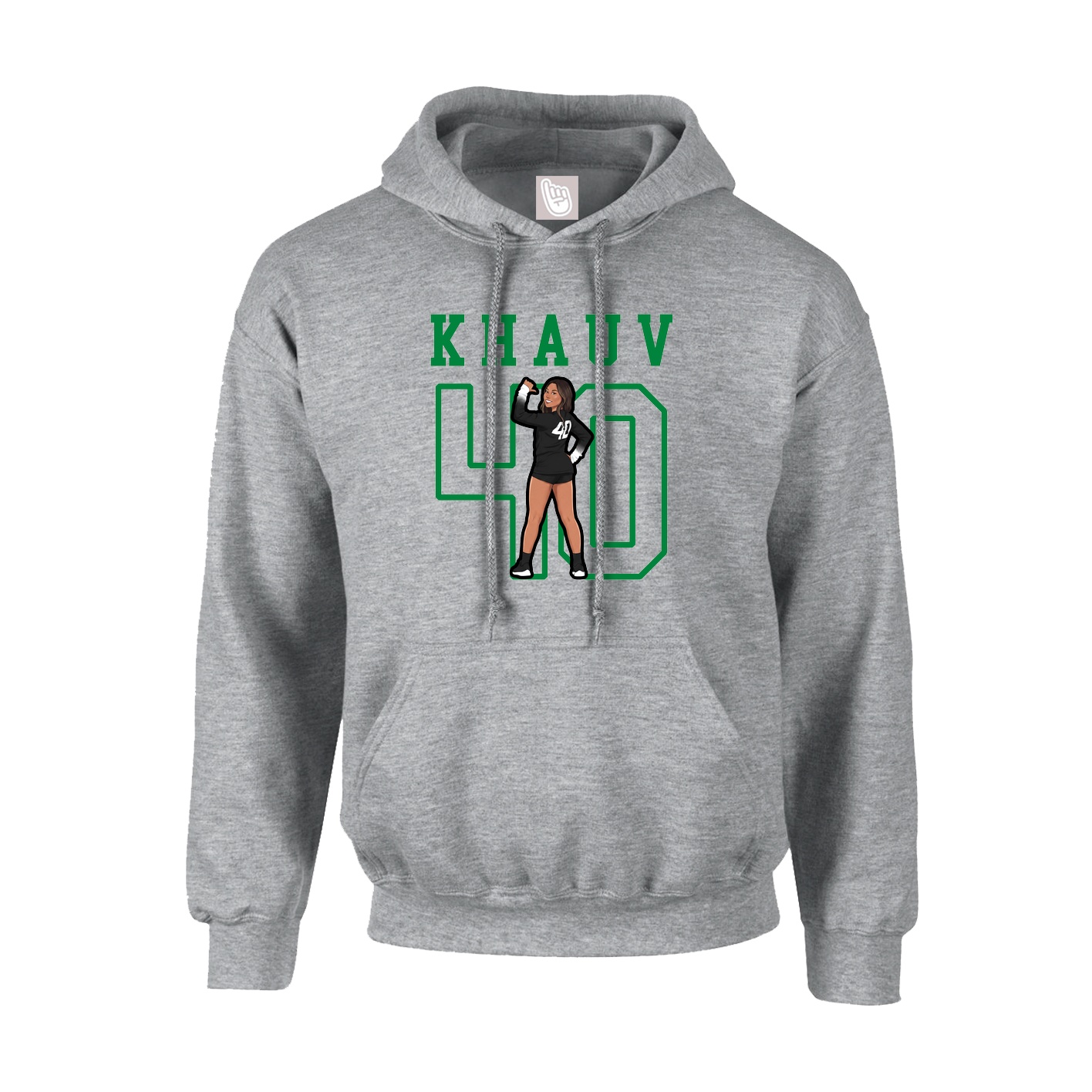 Hoodie — Shirsey in Grey