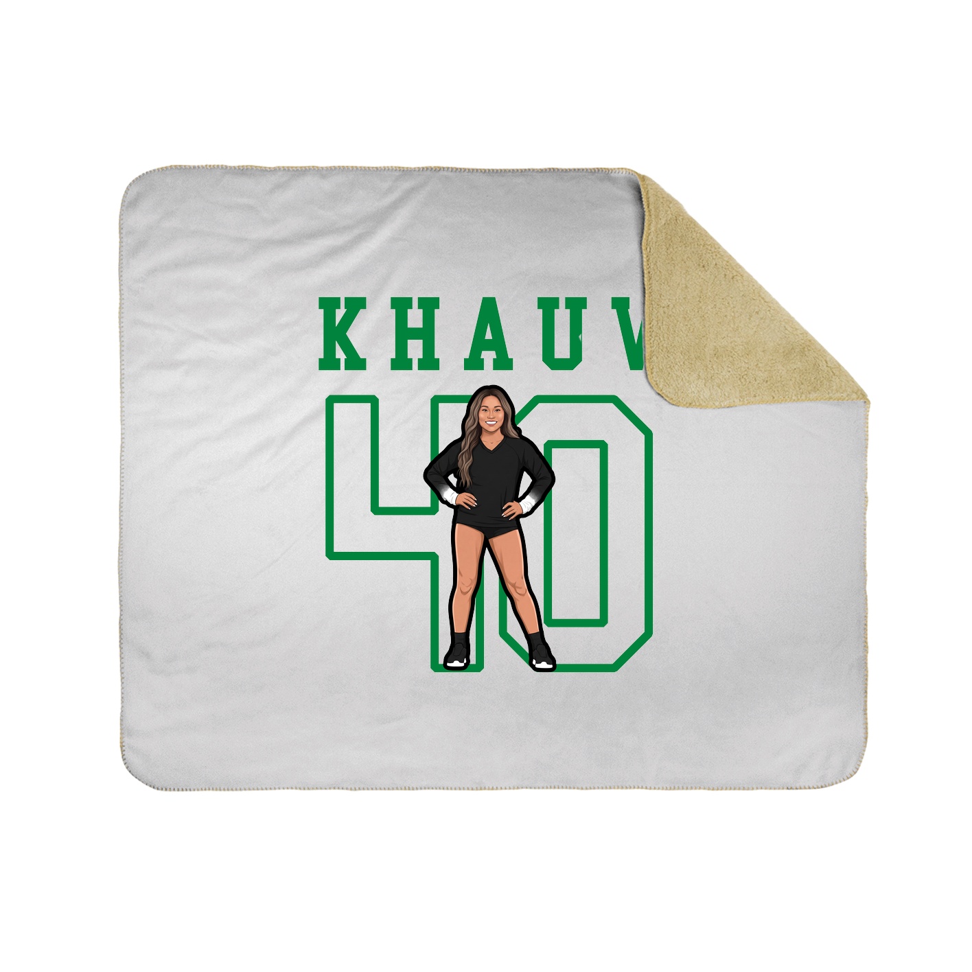 Throw Blanket — Shirsey in White