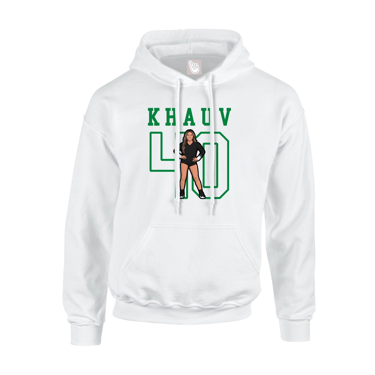 Hoodie — Shirsey in White