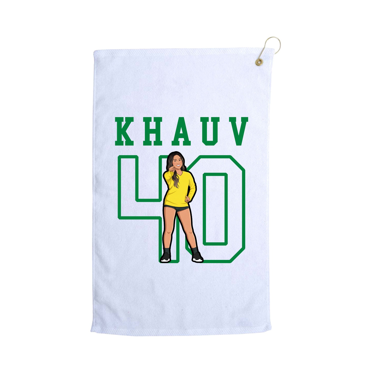 Golf Towel — Shirsey in White