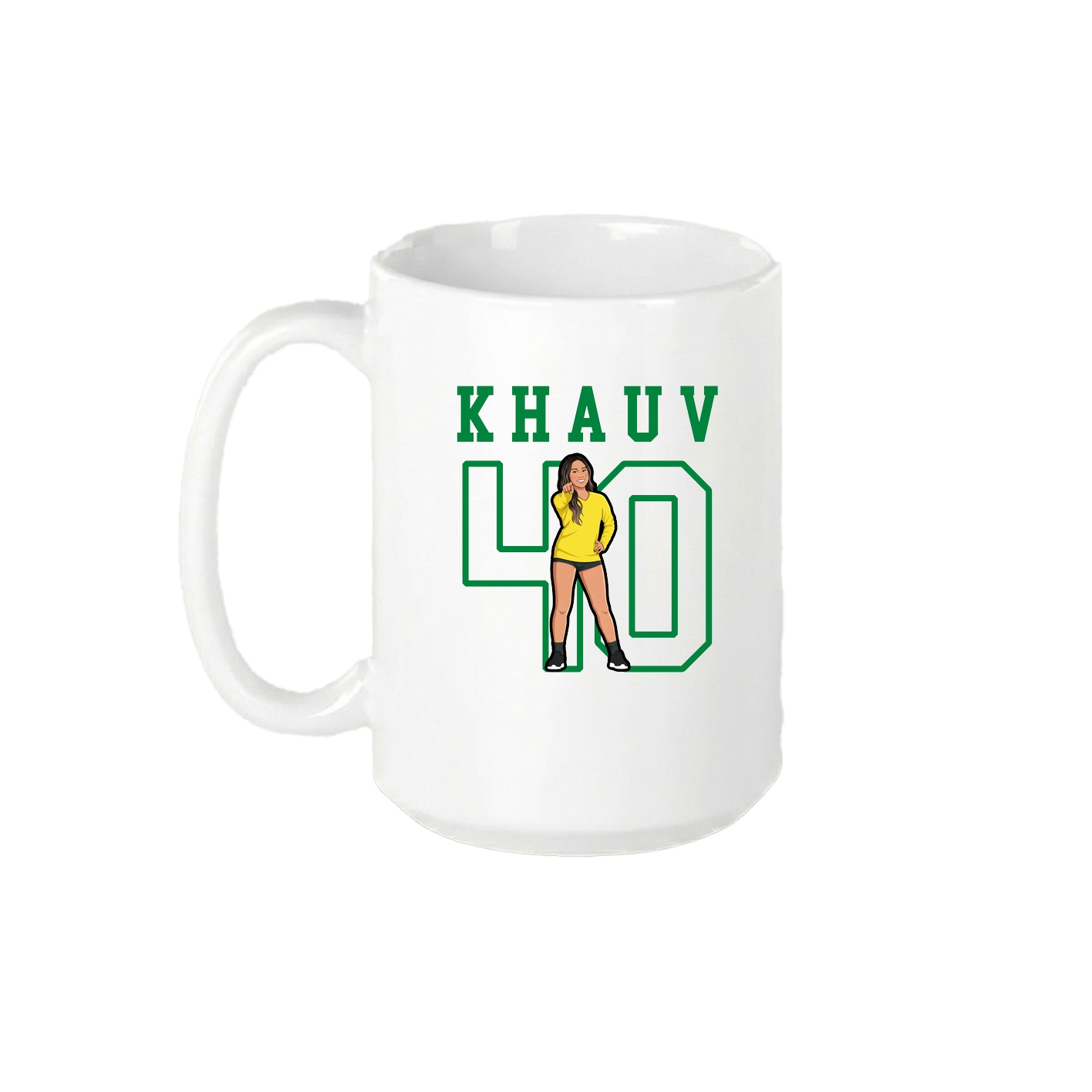 15oz Coffee Mug — Shirsey in White