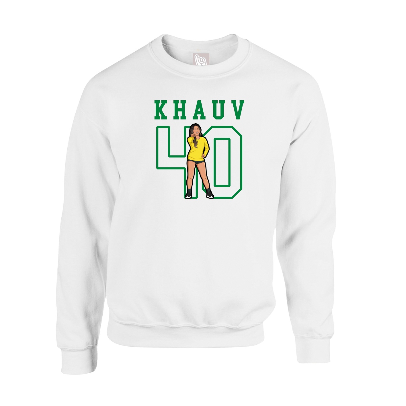 Fleece Crew — Shirsey in White