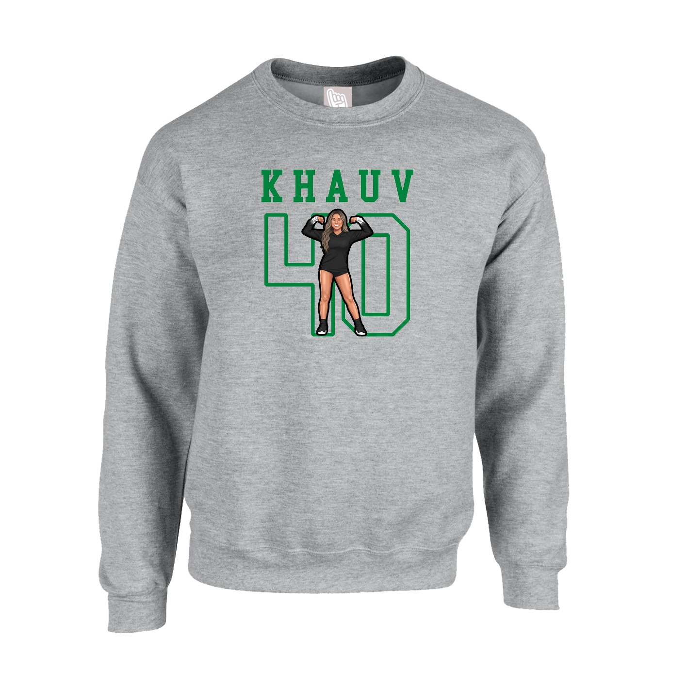 Fleece Crew — Shirsey in Grey
