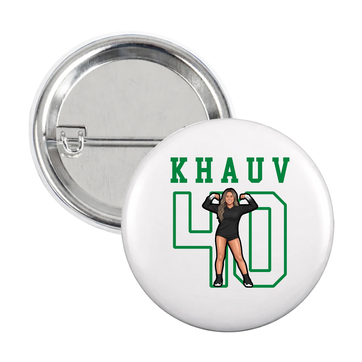 Game Day Button — Shirsey in White