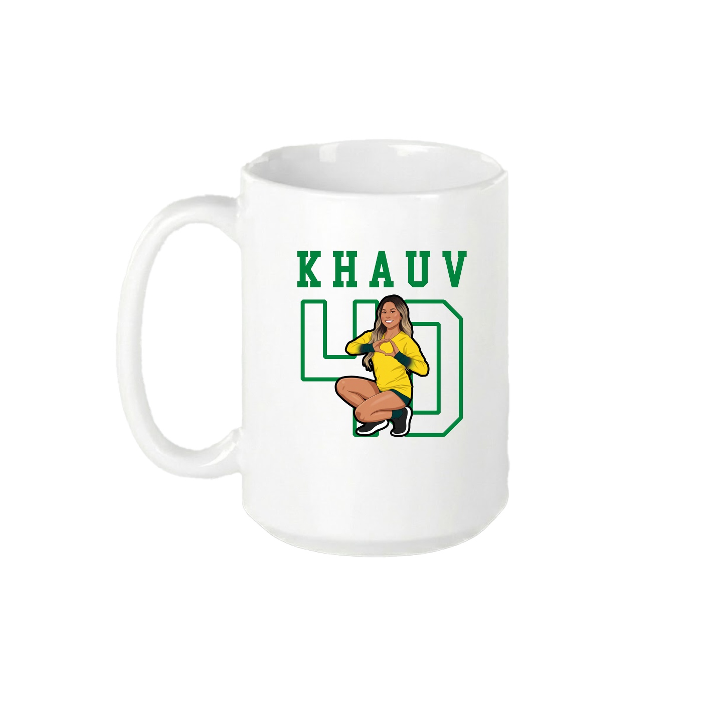 15oz Coffee Mug — Shirsey in White