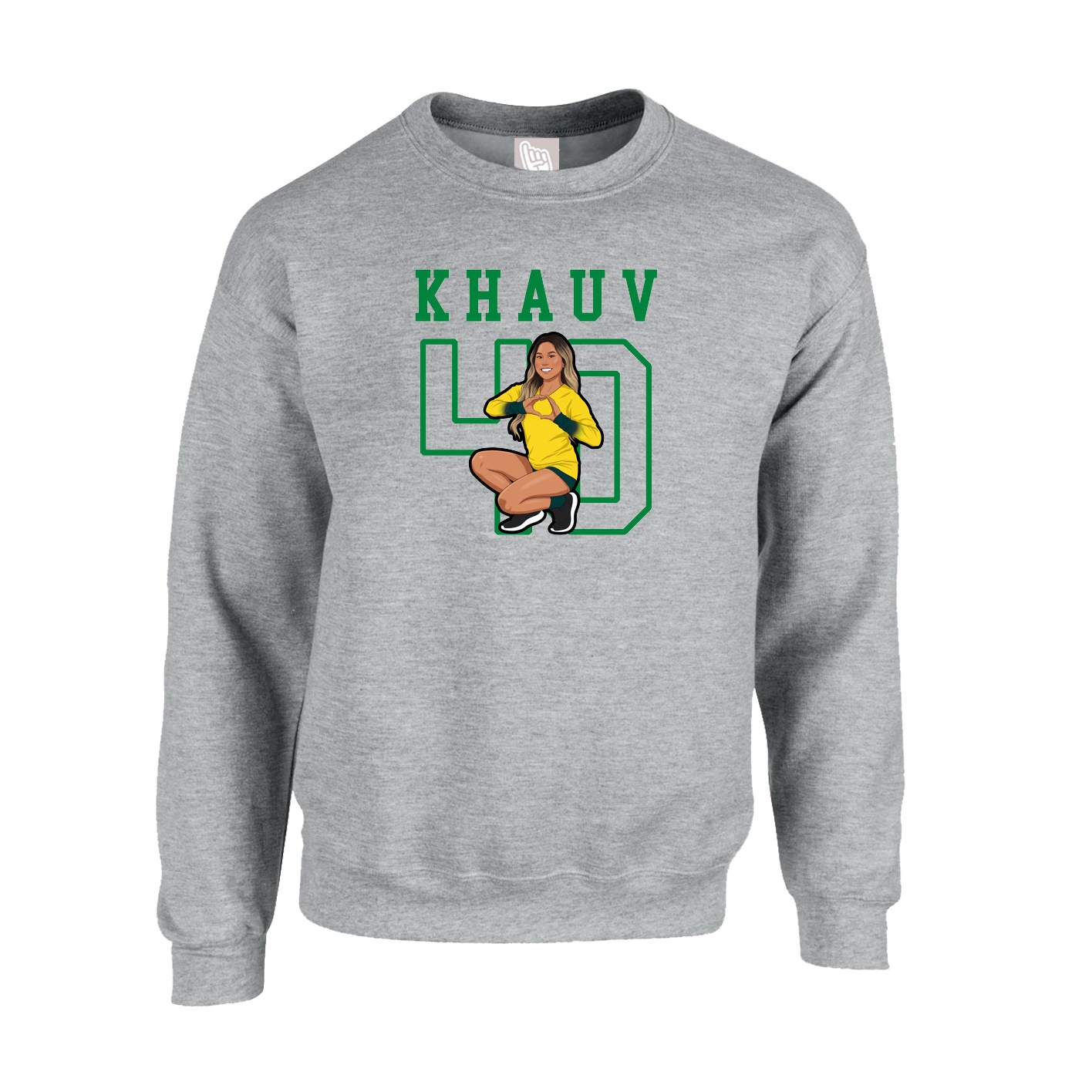 Fleece Crew — Shirsey in Grey