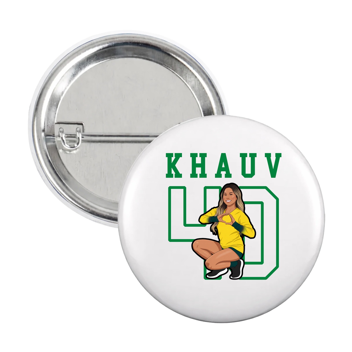 Game Day Button — Shirsey in White